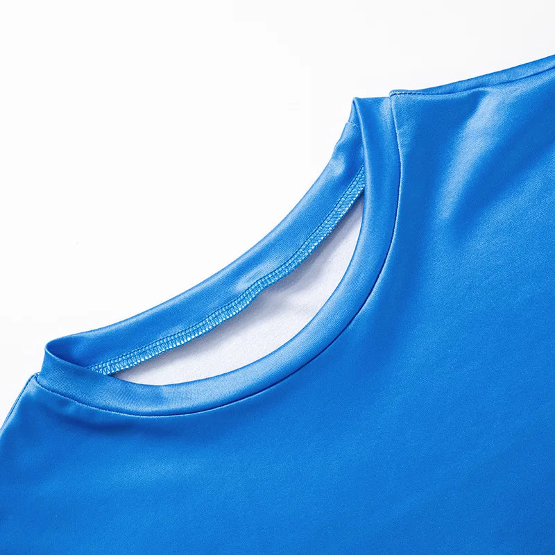 Gradient Color T Shirts For Women Aesthetic Clothes Long Sleeve Crop Top Y2k Accessories O-neck Tshirt Slim Fit Ropa De Mujer