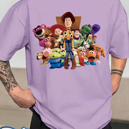 Men'S T-Shirt Showcases a Stylish And Minimalist Design with a Round Neck And Twill Fabric Perfect for Summer Casual Wear