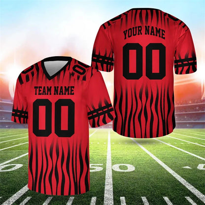 Sports T-shirts For Men Football Team Uniform Custom Name Number Jersey Tops Loose Men Women Quick-drying Sportswear Kids Tees